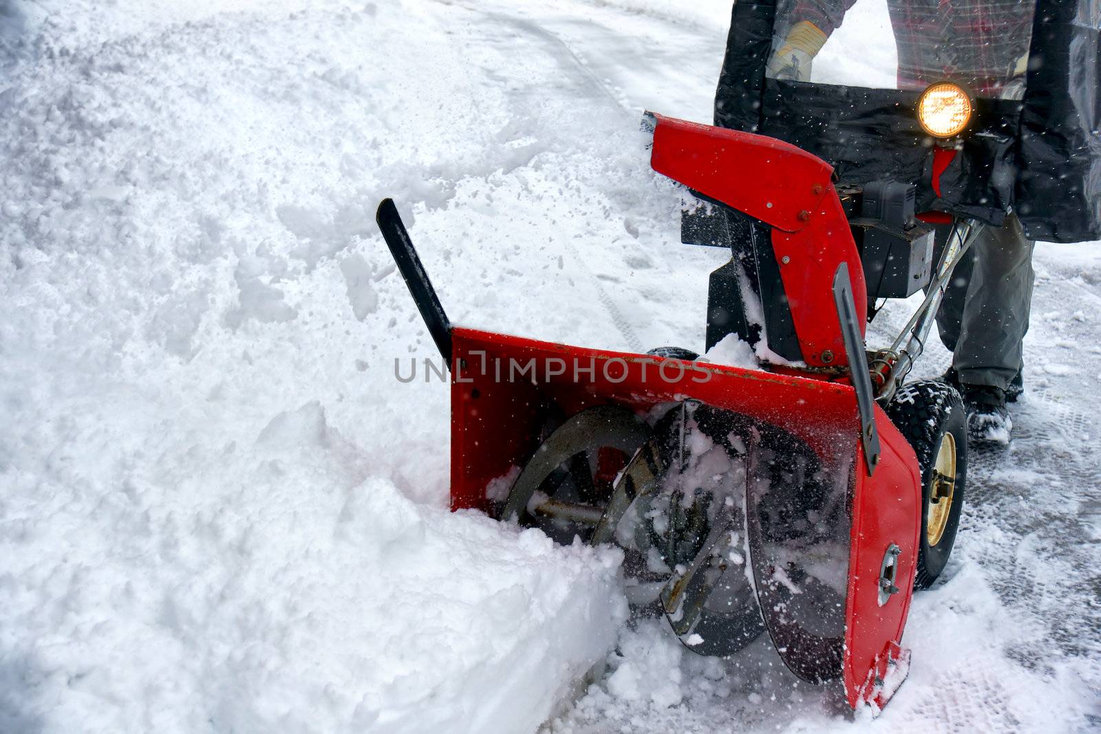 Snowblowing by Mirage3