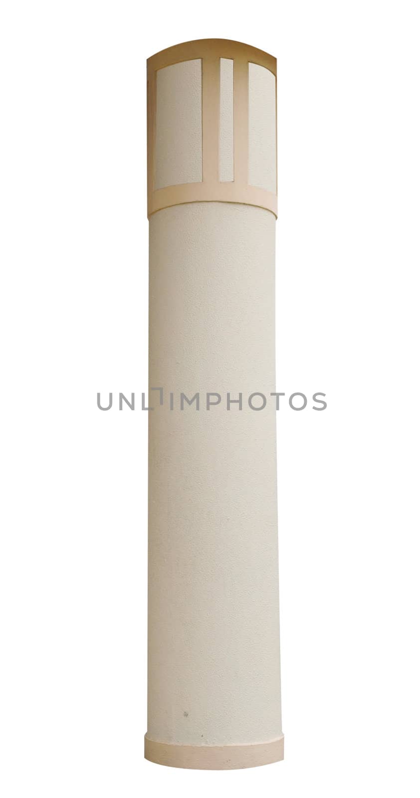 Replica column isolated with clipping path
       