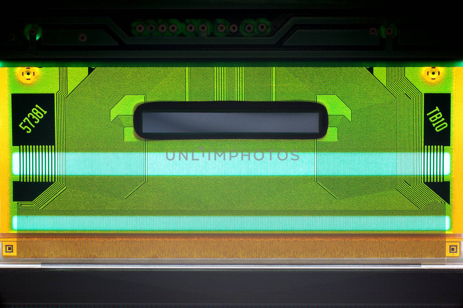 Lcd printed circuit board macro detail