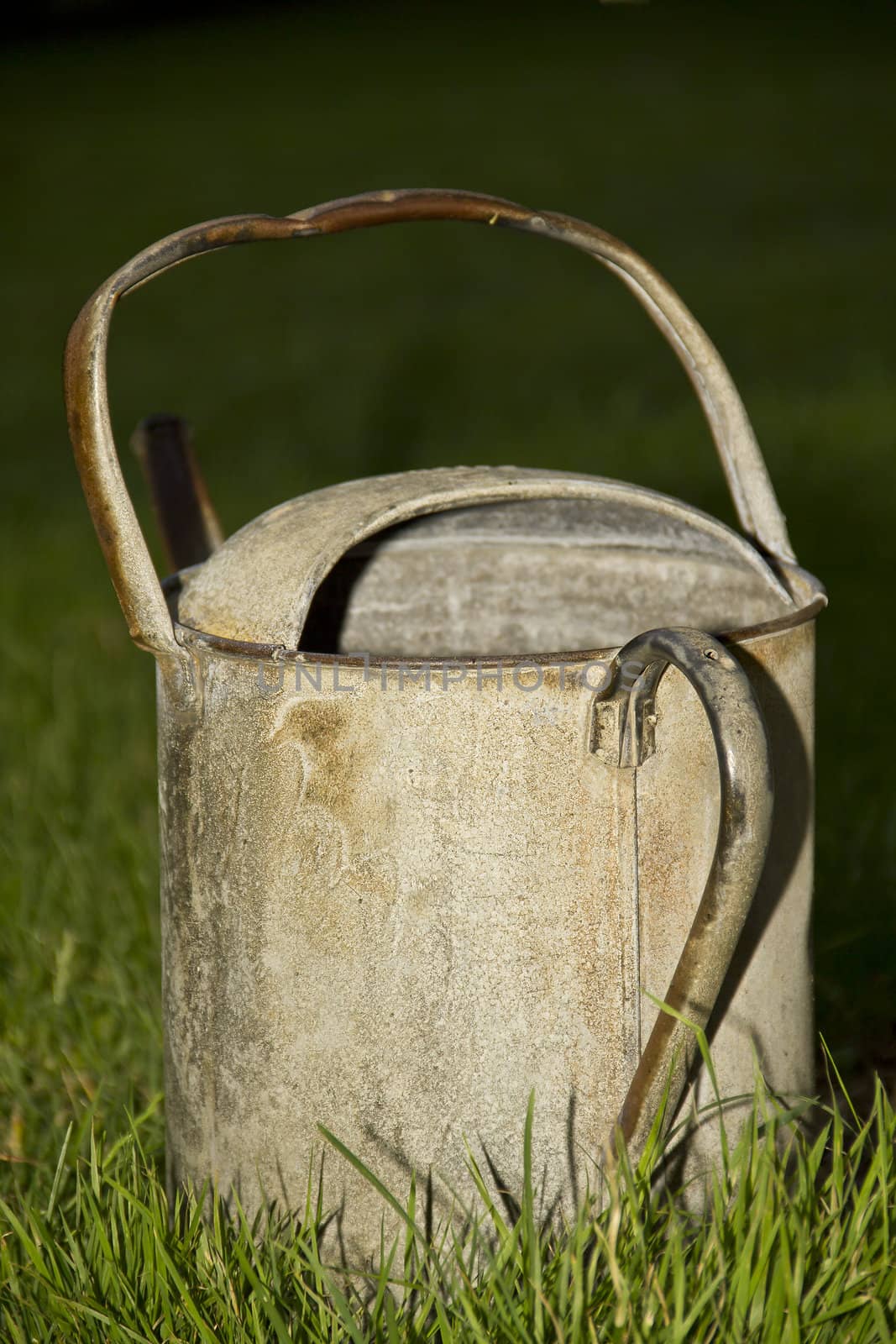 Old And Battered Watering Can by Downart