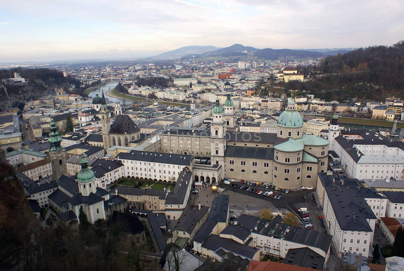 Aerial View of Salzburg by calexica