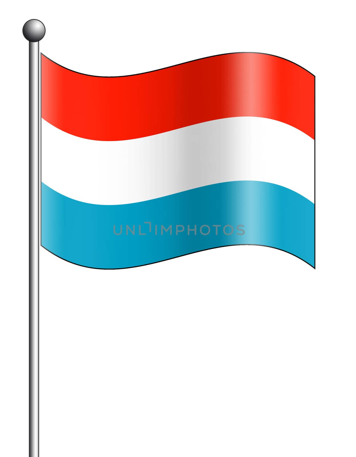 Luxembourg Flag