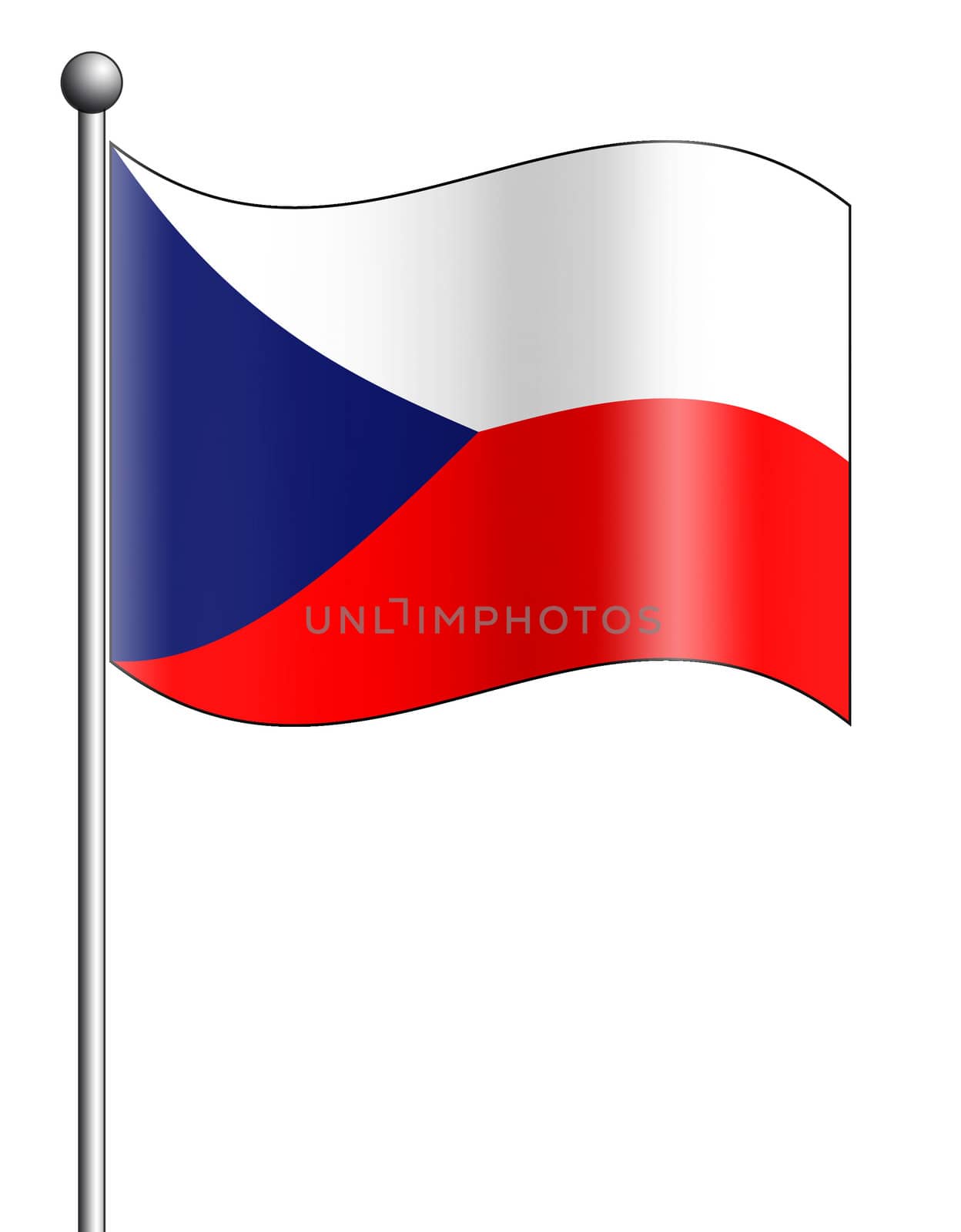 Czechoslovakia, czech Flag