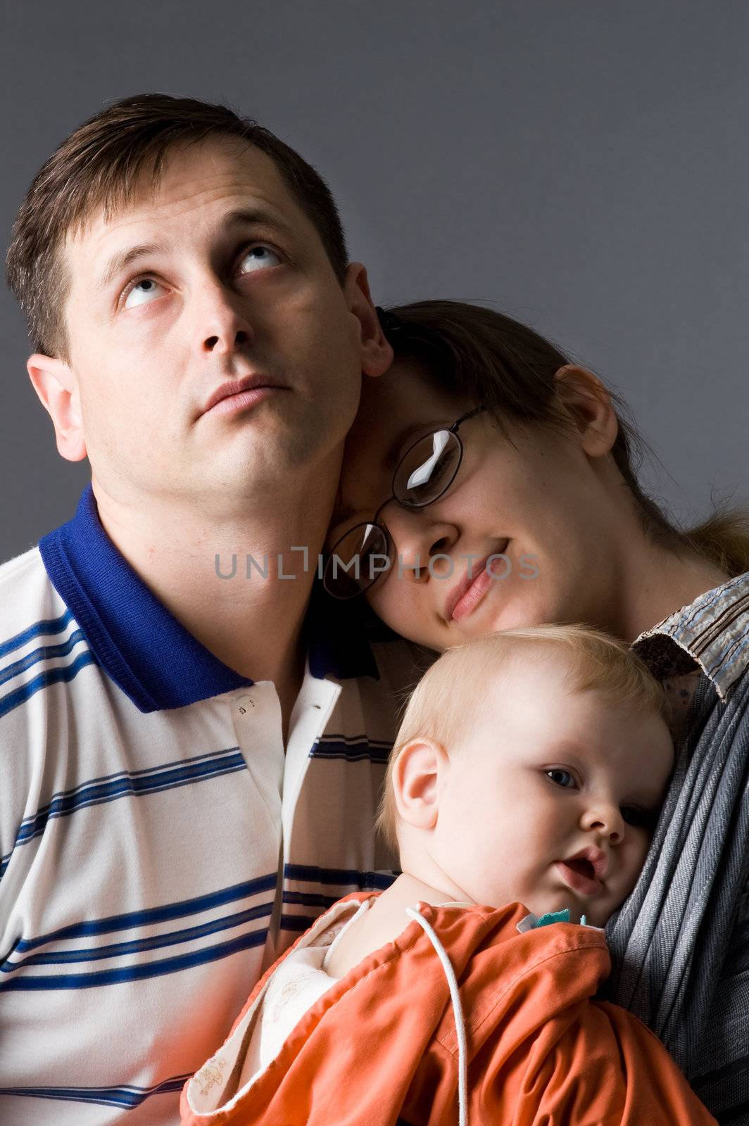 The daddy, mum and I - such here family