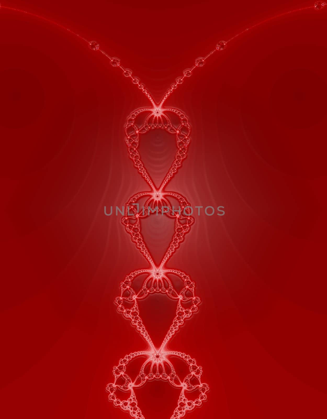 Fractal image resembling hearts.