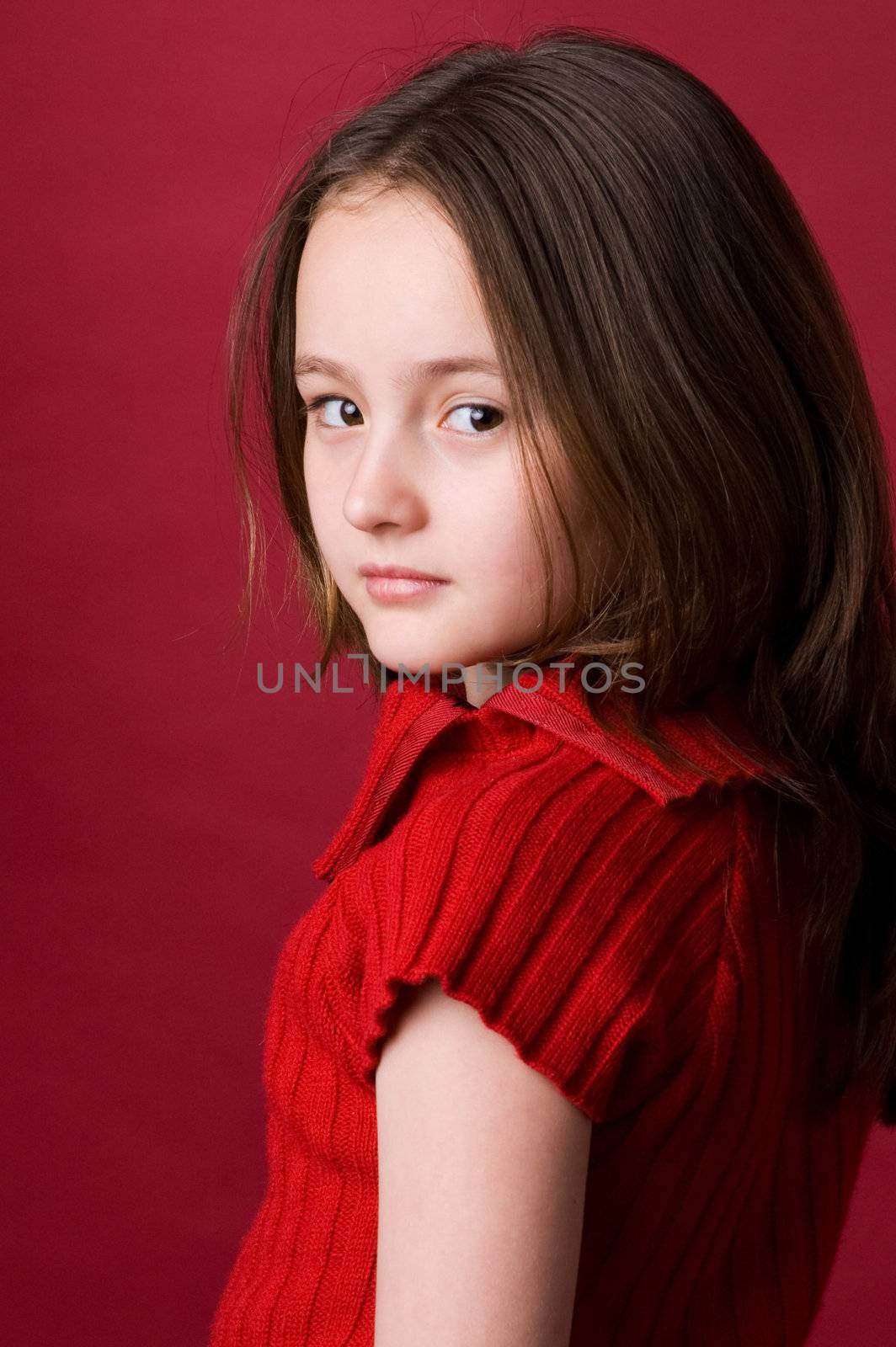 The girl in red by andyphoto
