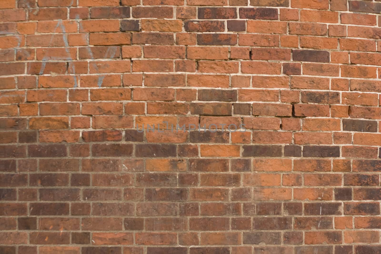 Old brick wall of Dome church, Riga, Latvia