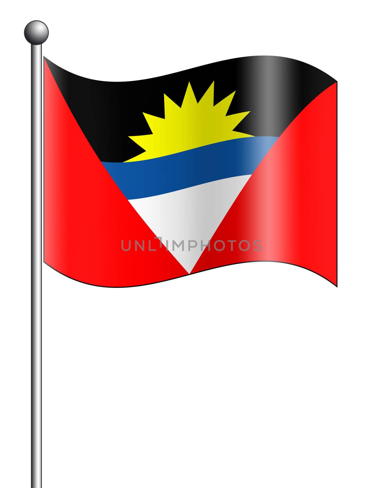 Antigua Barbuda - Flag Series
