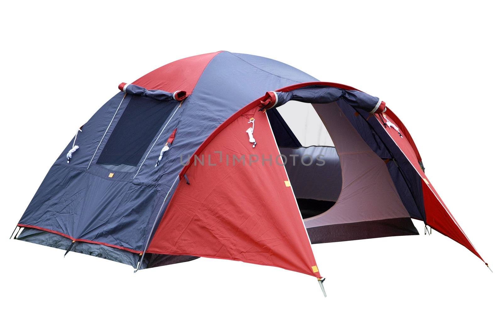 Small Dome Tent isolated with clipping path