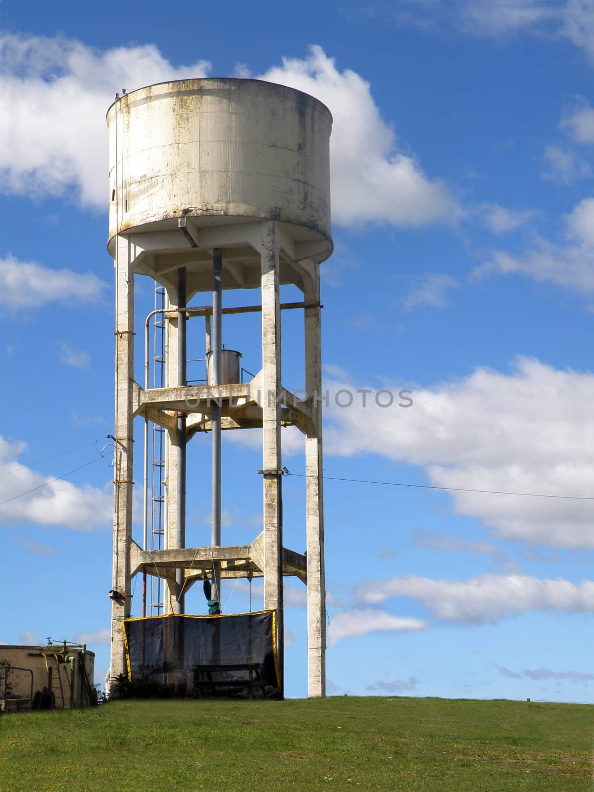 Concrete Water Tower by MargoJH