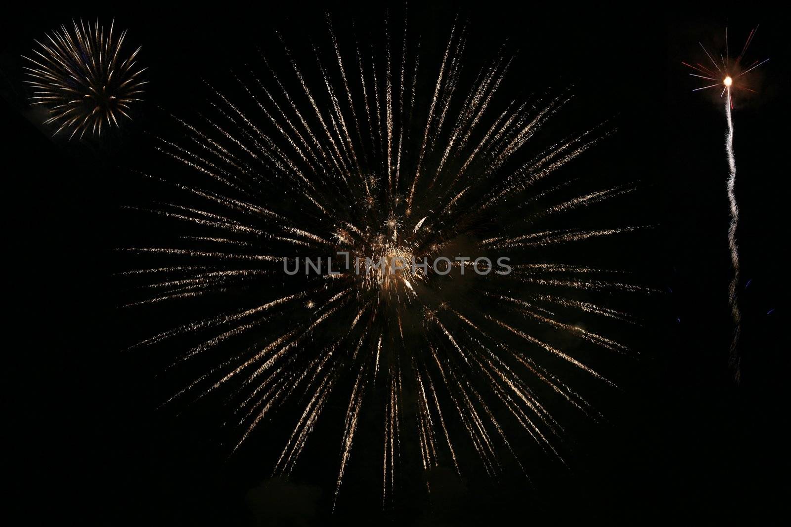 Spectacular fireworks show