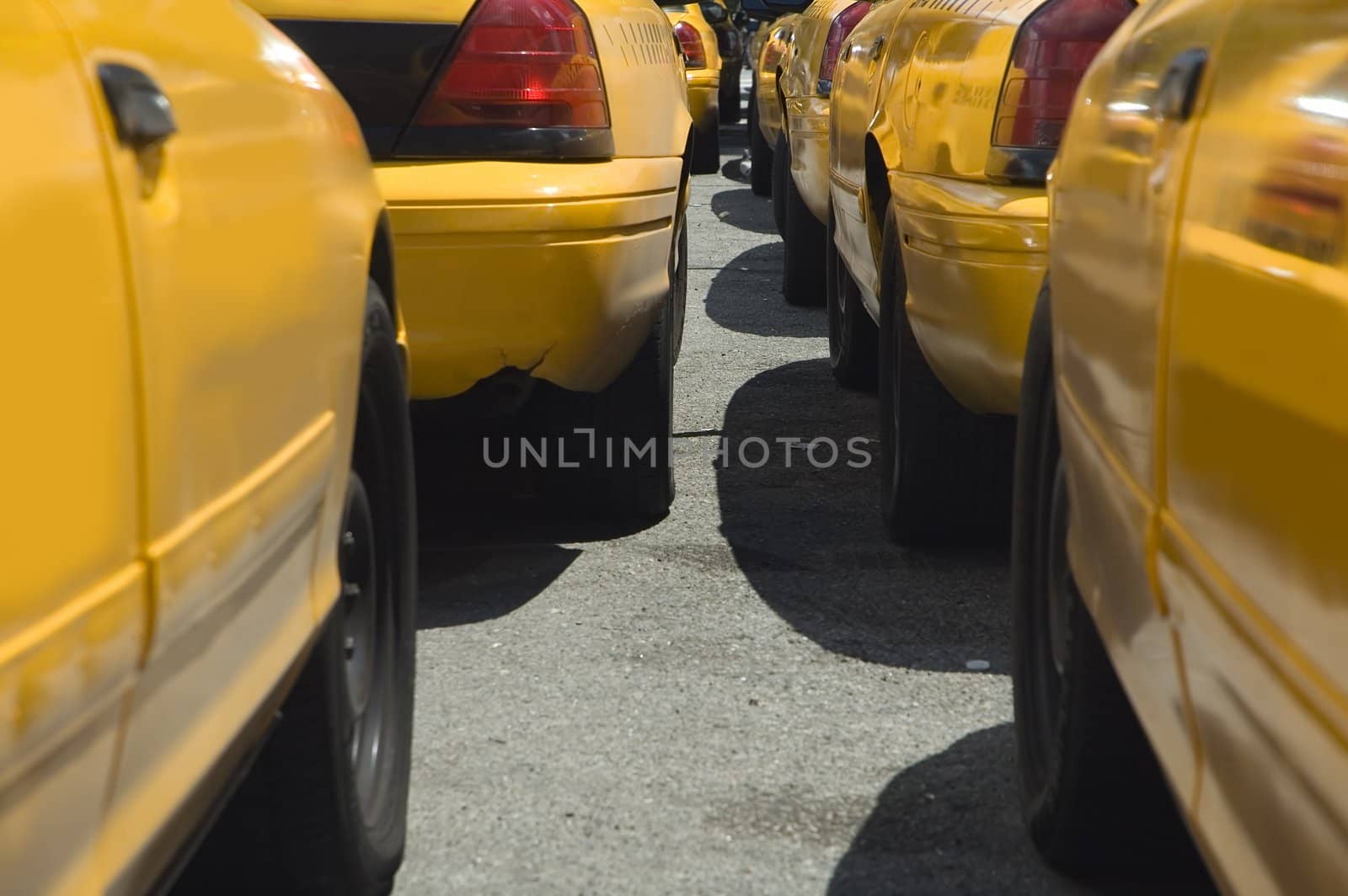 yellow cabs in new york, no protected material