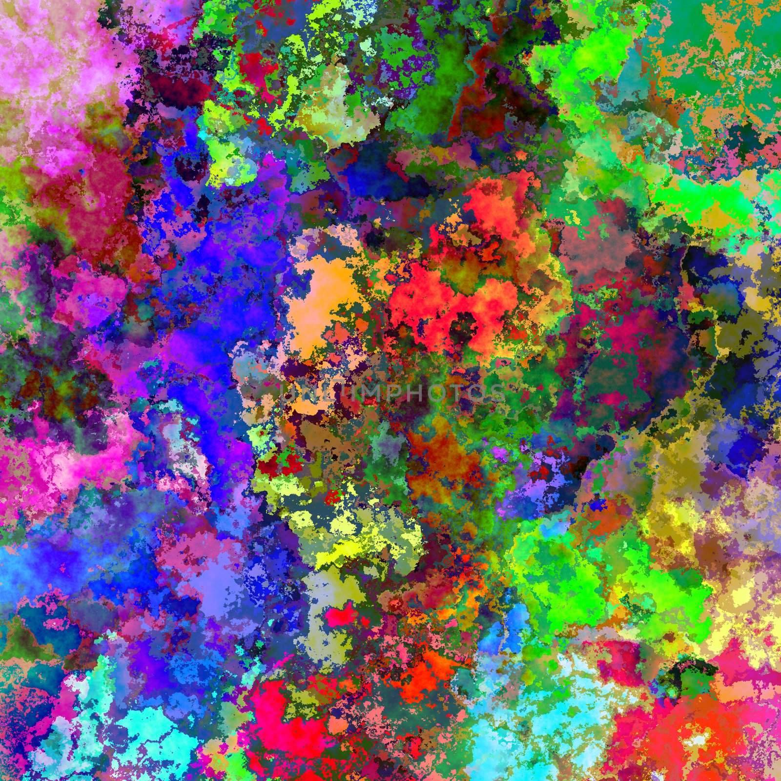 abstract vibrant texture in many bright colors