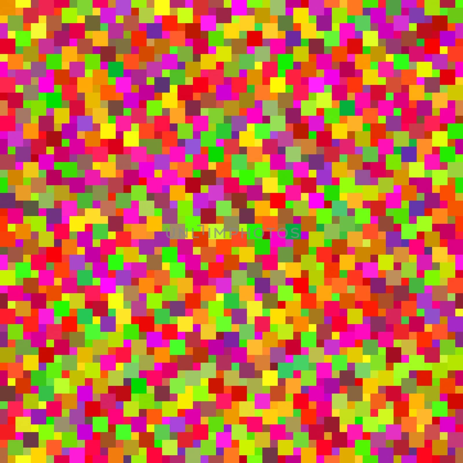 seamless texture of many small bright colored squares