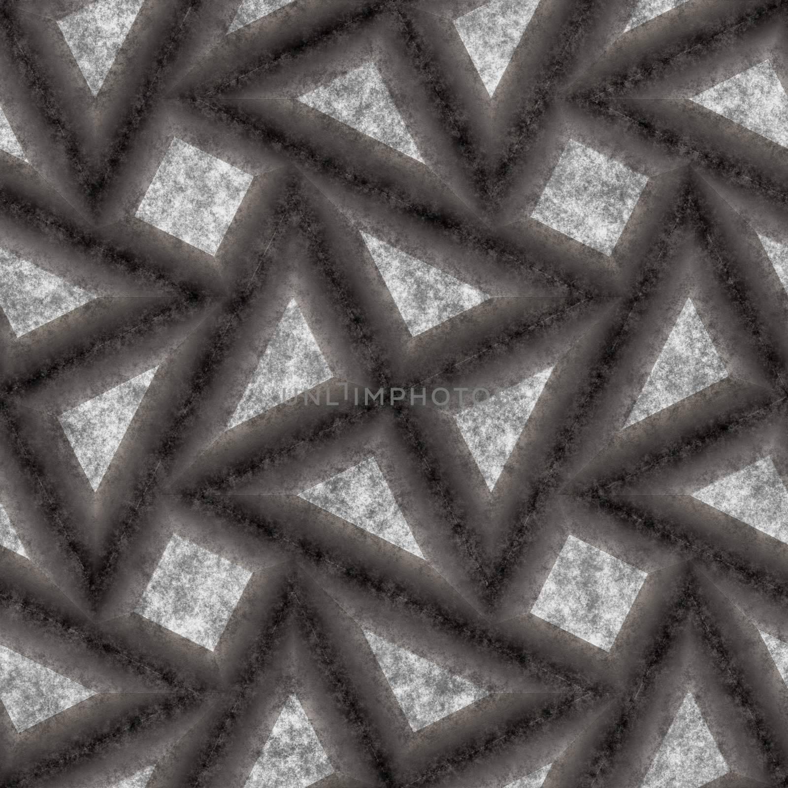 Seamless texture of grey 3d stones covered with dust