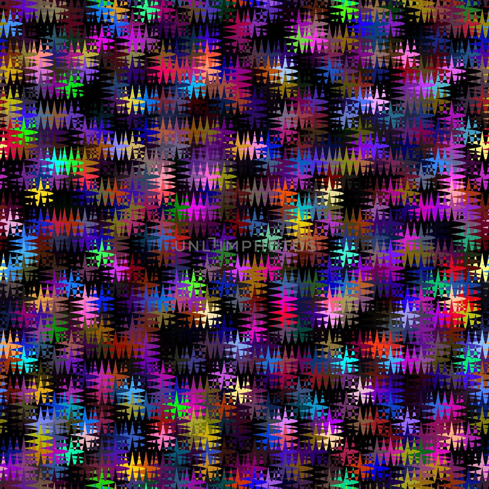 seamless texture of many bright colored spots