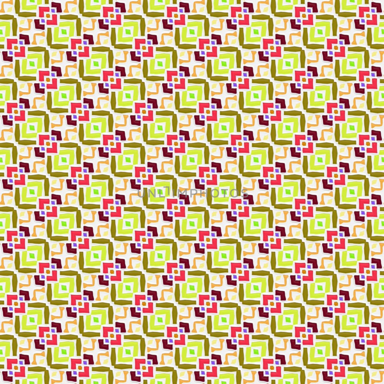 seamless texture of pastel color repeating abstract shapes