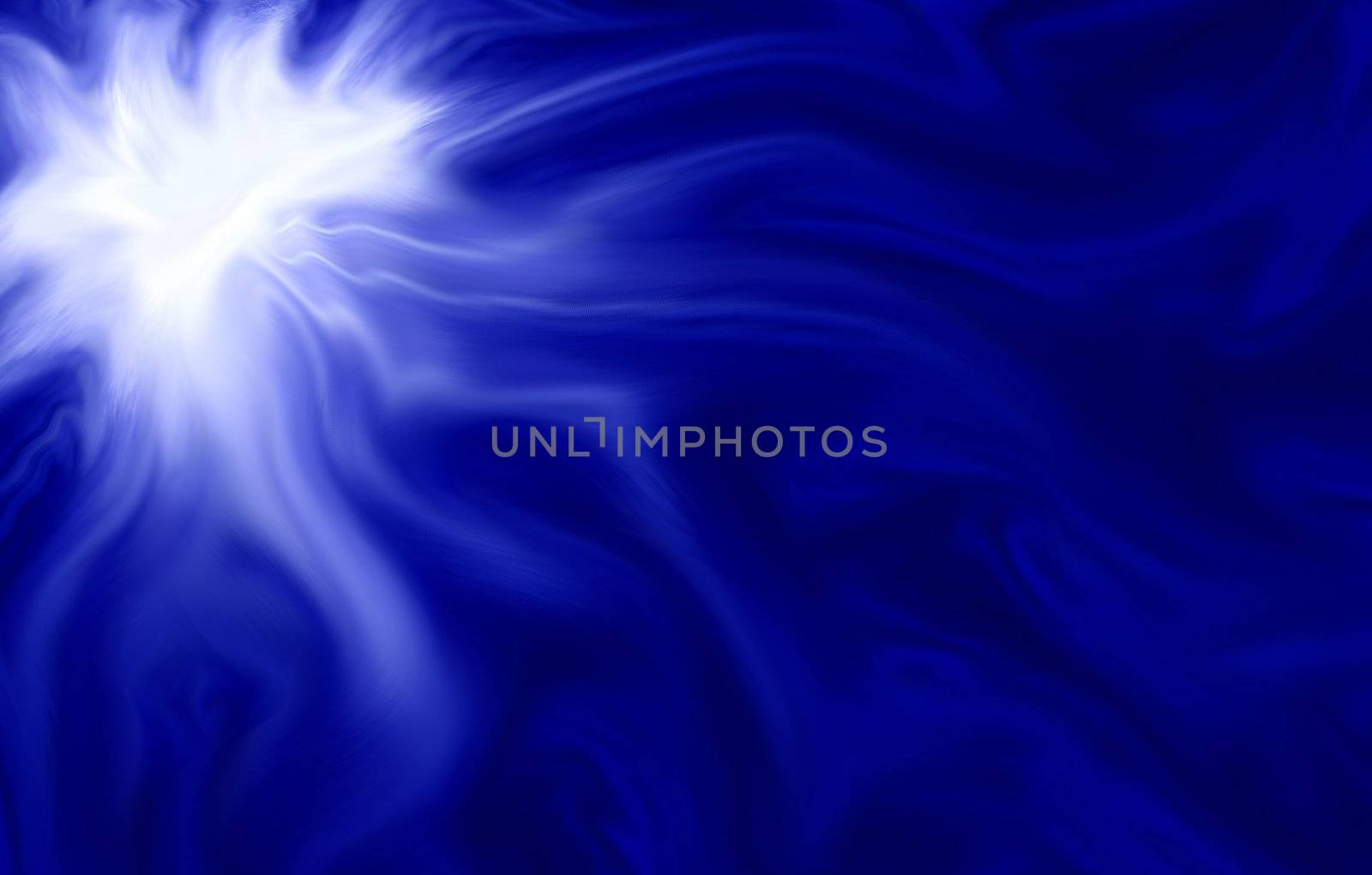 blue abstract  by leafy