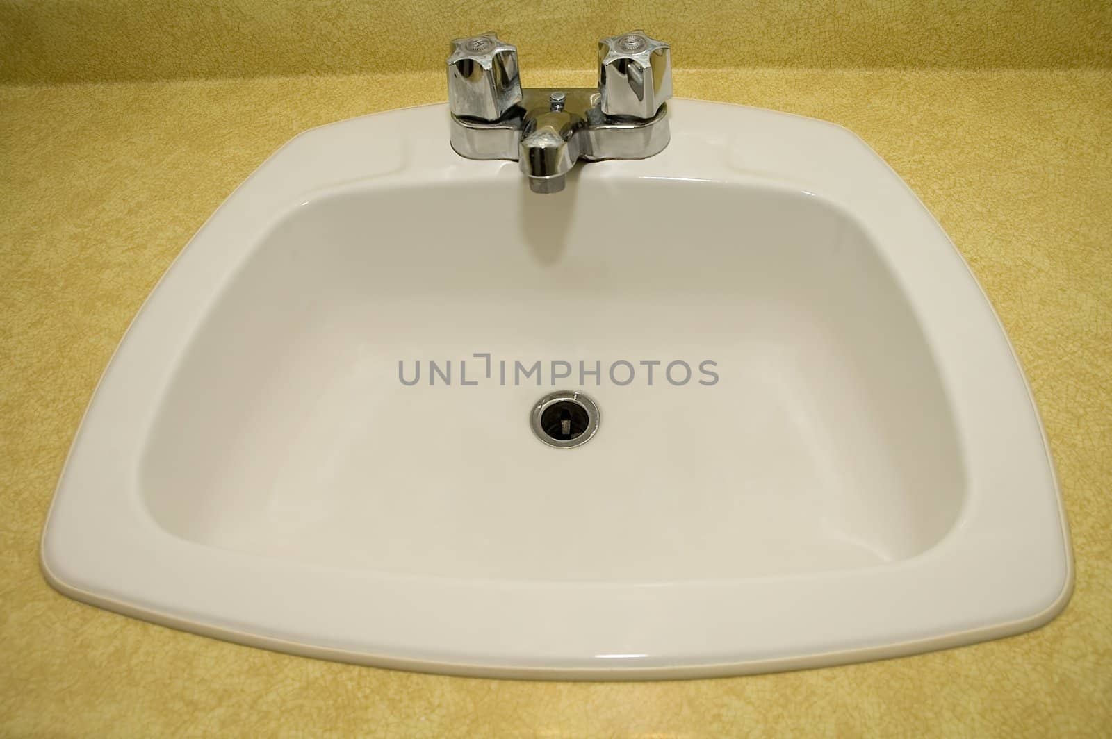 white clean wash basin, simple background