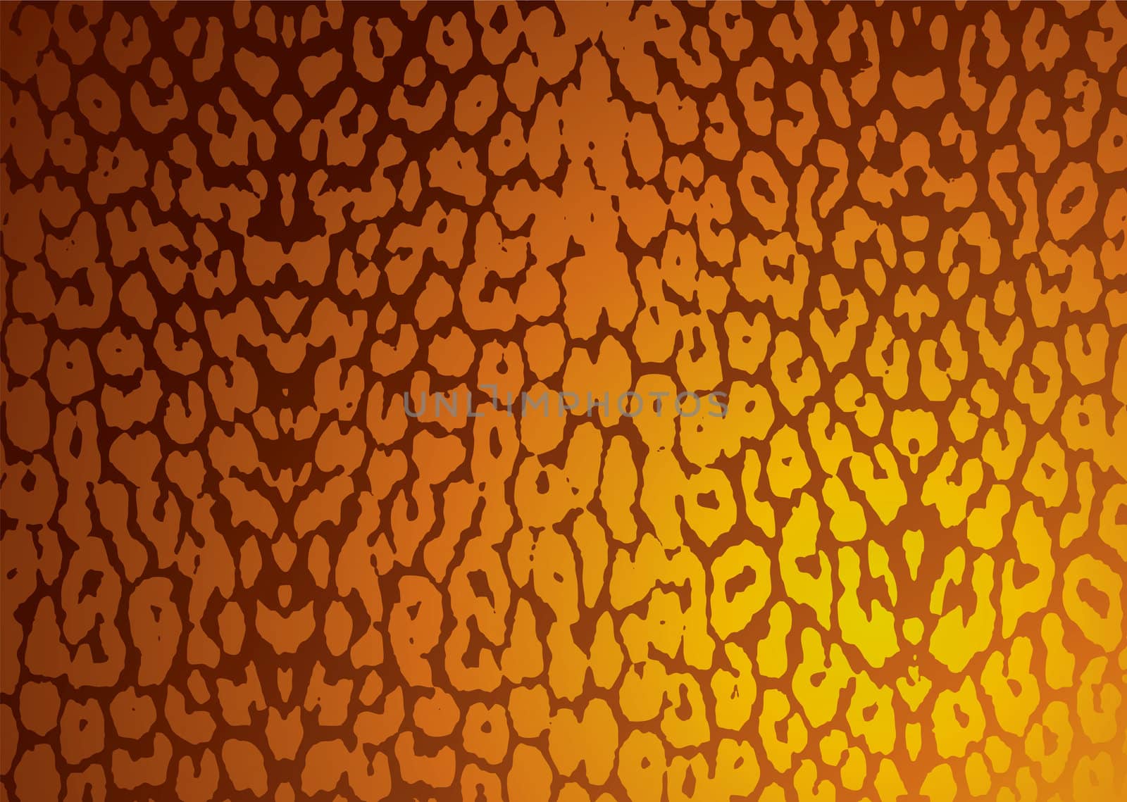 Golden leopard skin background with textured effect in gold