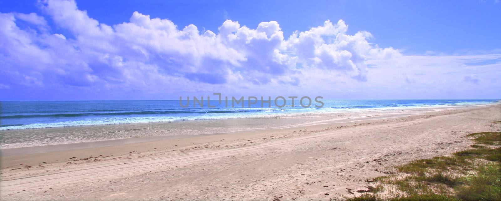 The amazing Ormond Beach along the east coast of Florida.