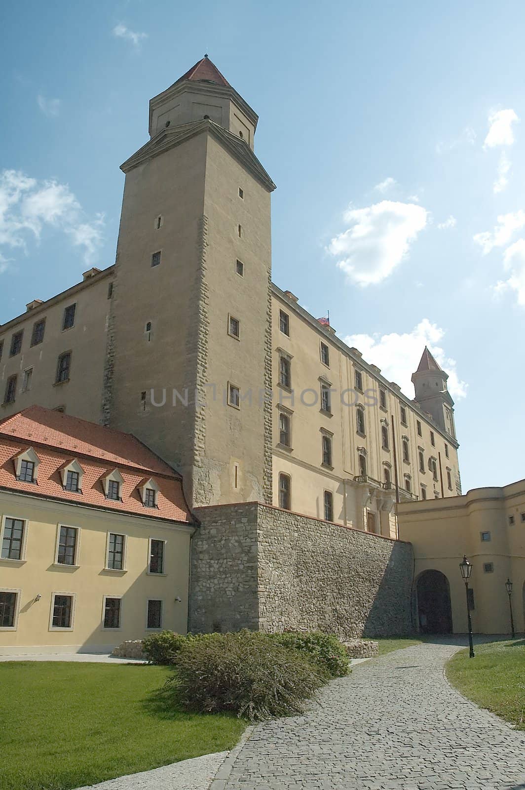 photo of bratislava castle, no people are visible, 