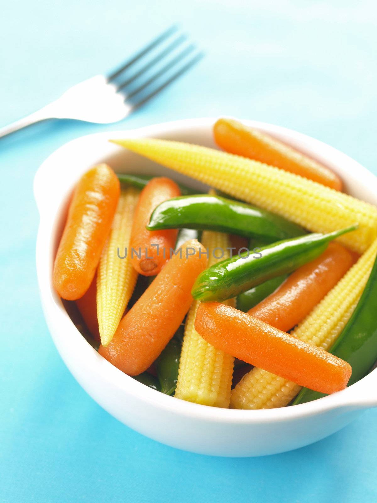 bowl of mixed vegetable salad