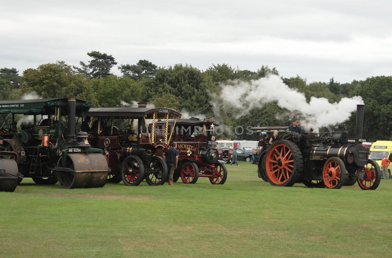 vintage traction steam engines by leafy