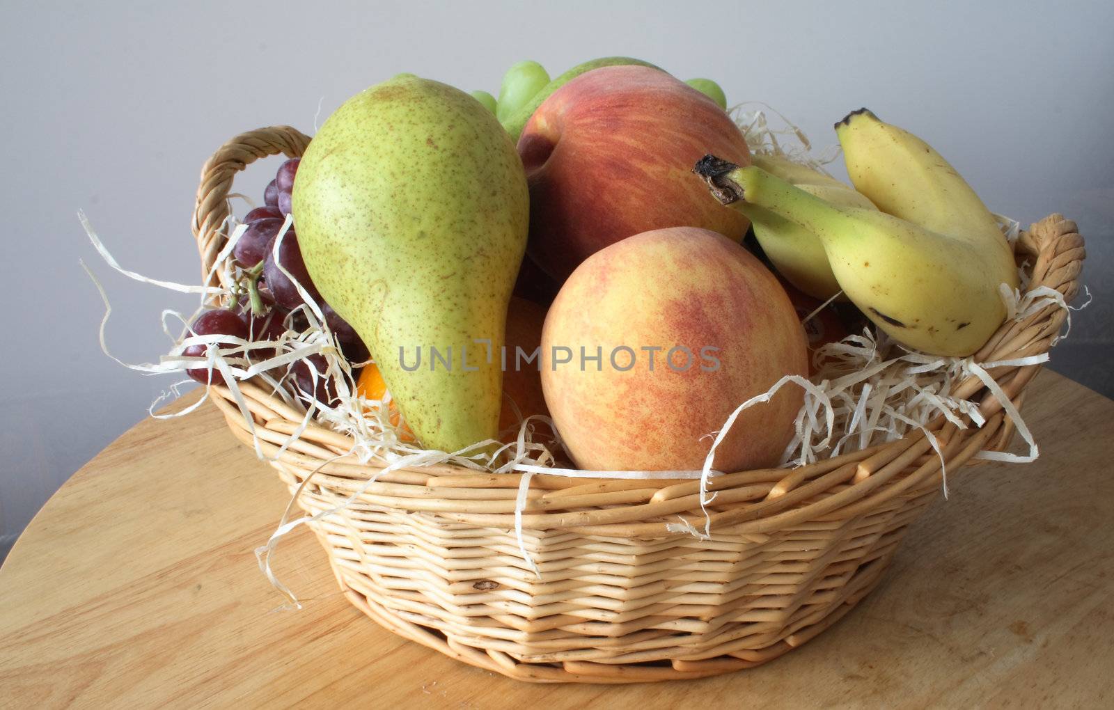 fresh fruit basket by leafy