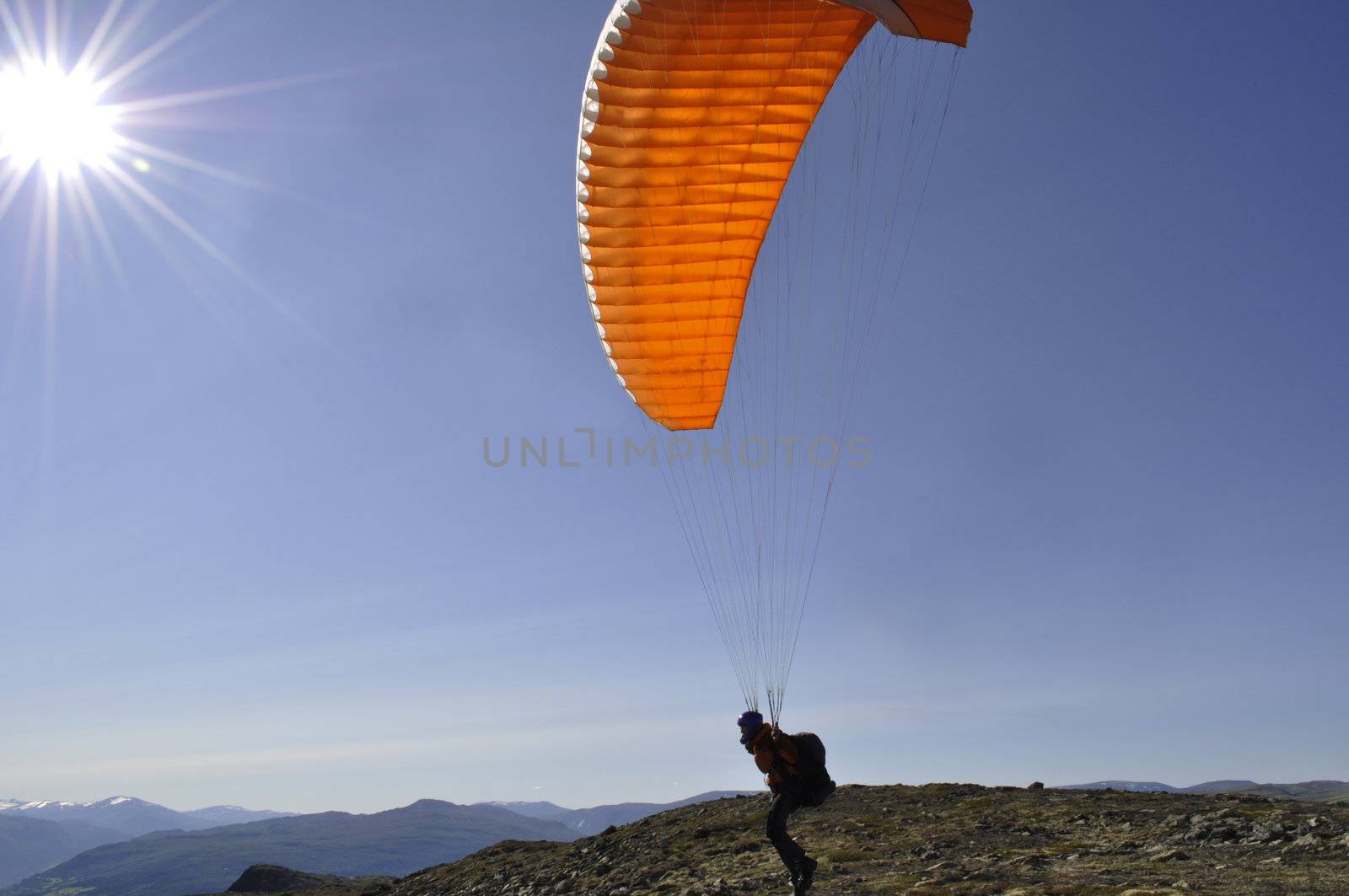 paraglider by kalleballes