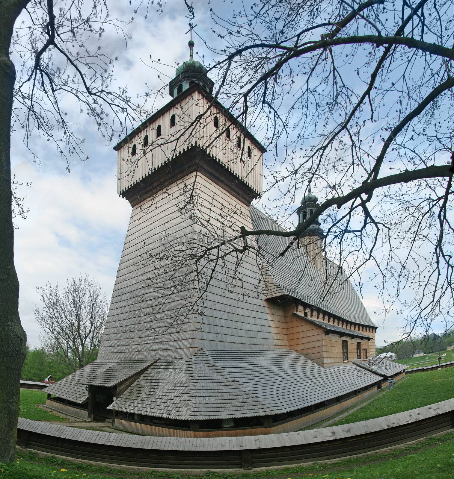 wooden church by rorem
