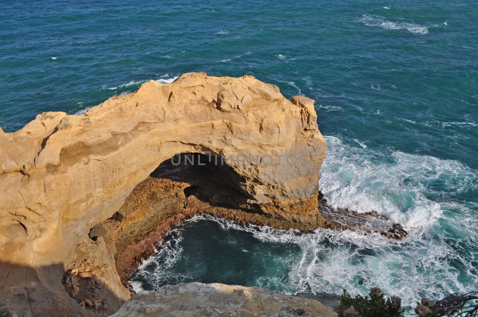 Great Ocean Road, Australia, London bridge. Famous rock formations.