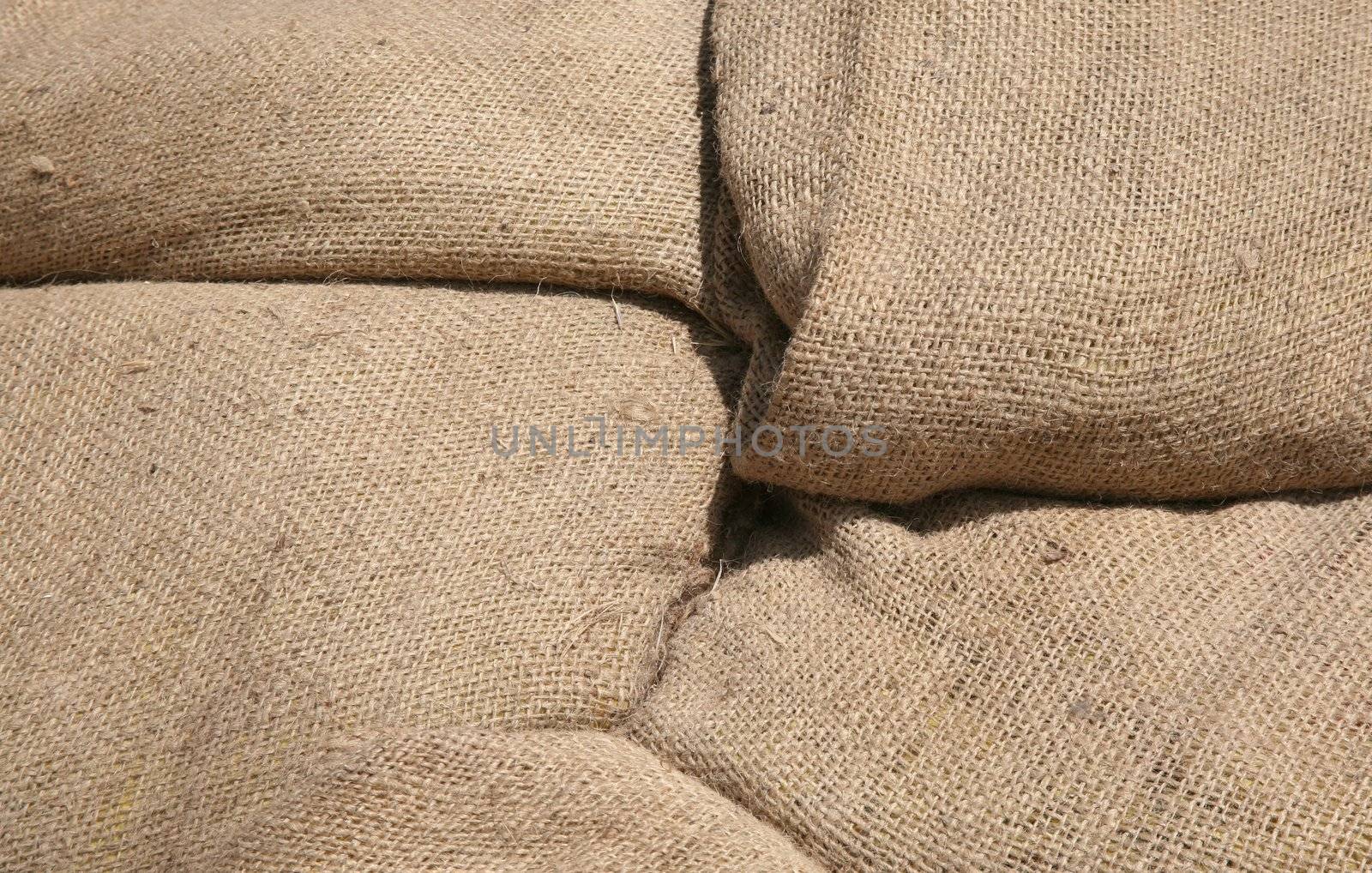 Burlap bag background by scrappinstacy