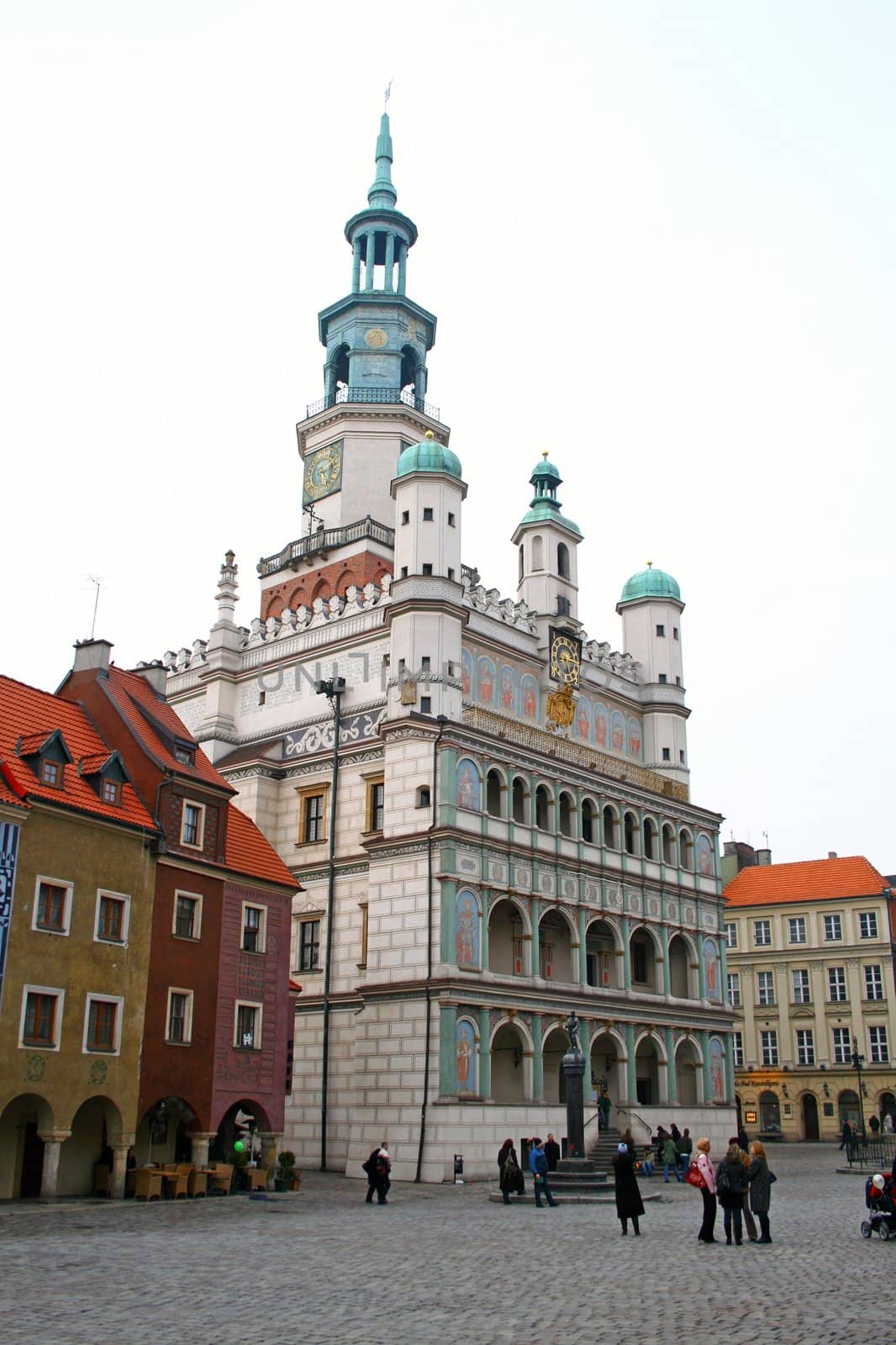 Guild hall at old town in Poznan, Poland