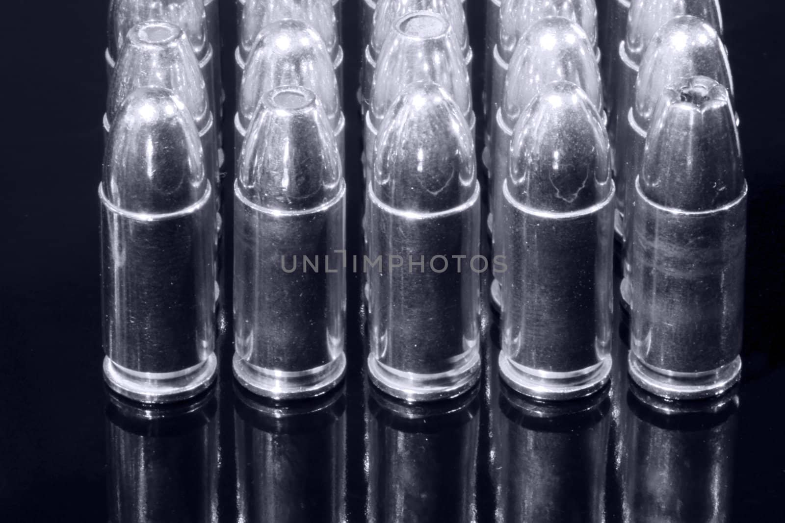 Various 9mm bullets