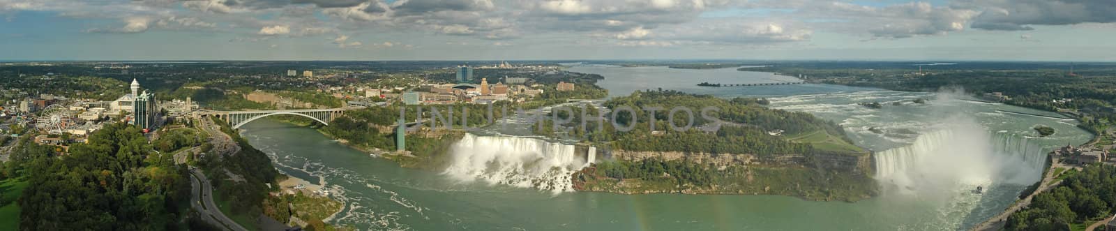 niagara falls panorama by rorem