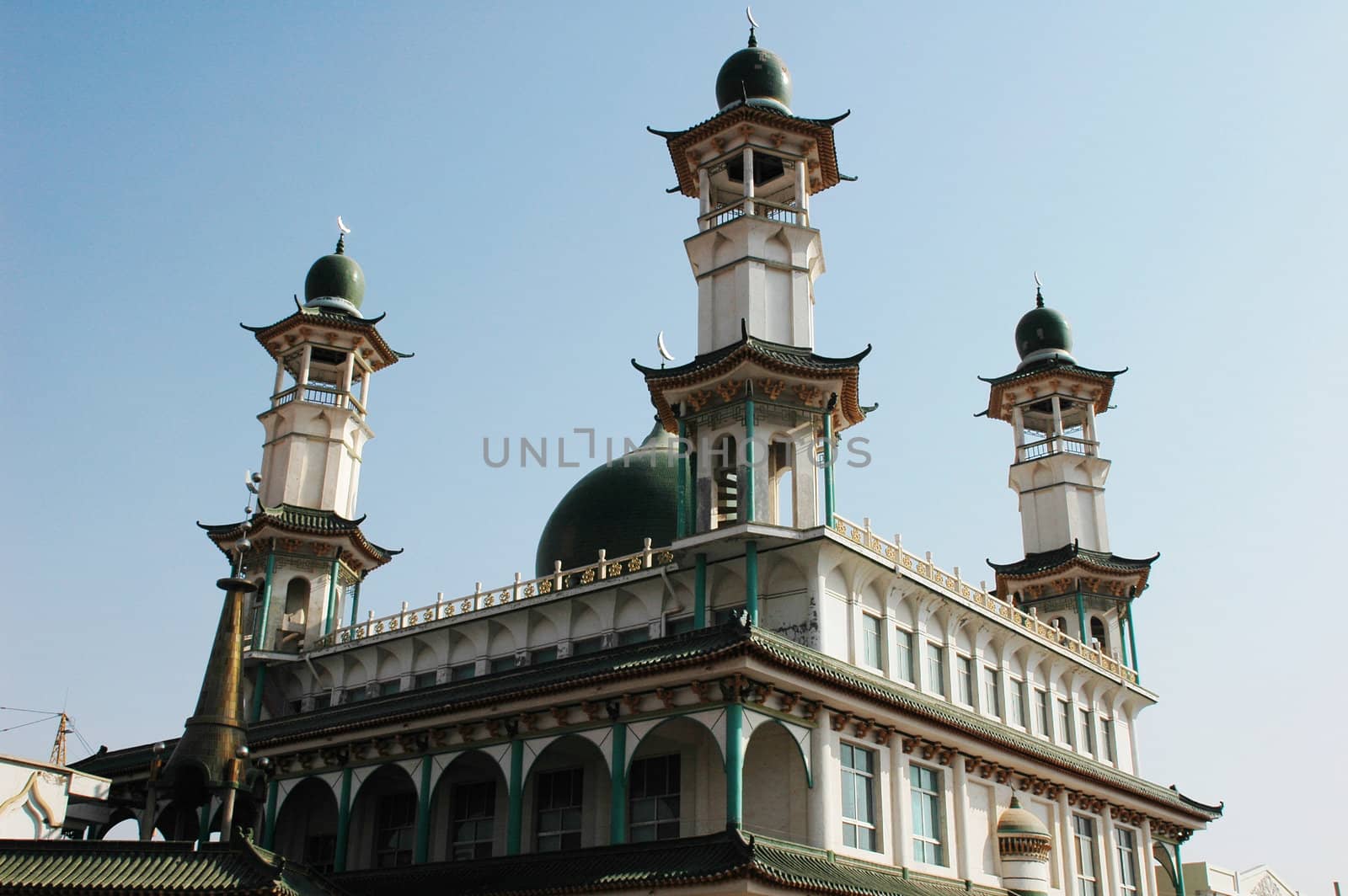 A typical Islamic mosque in west China