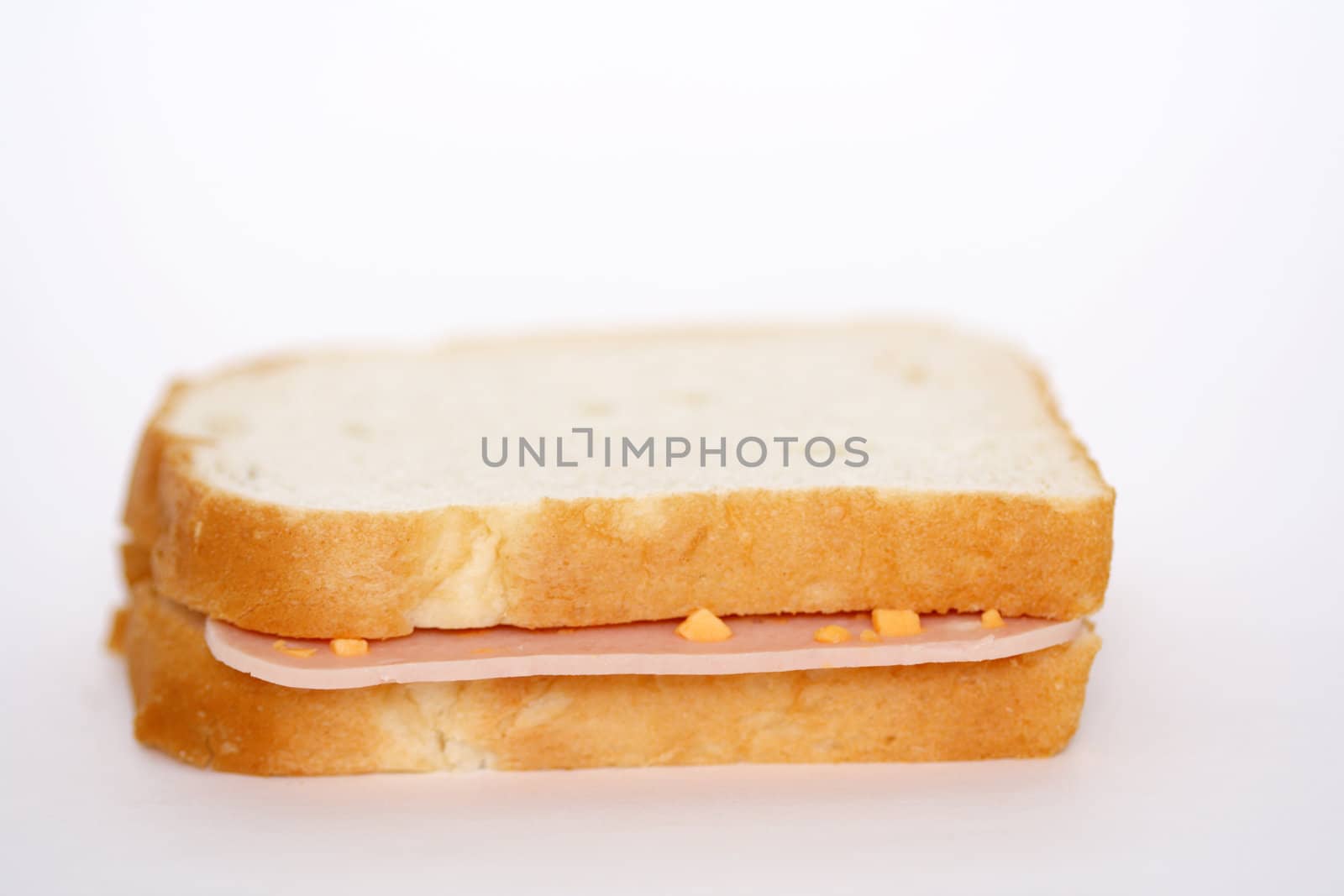 Plain ham sandwich