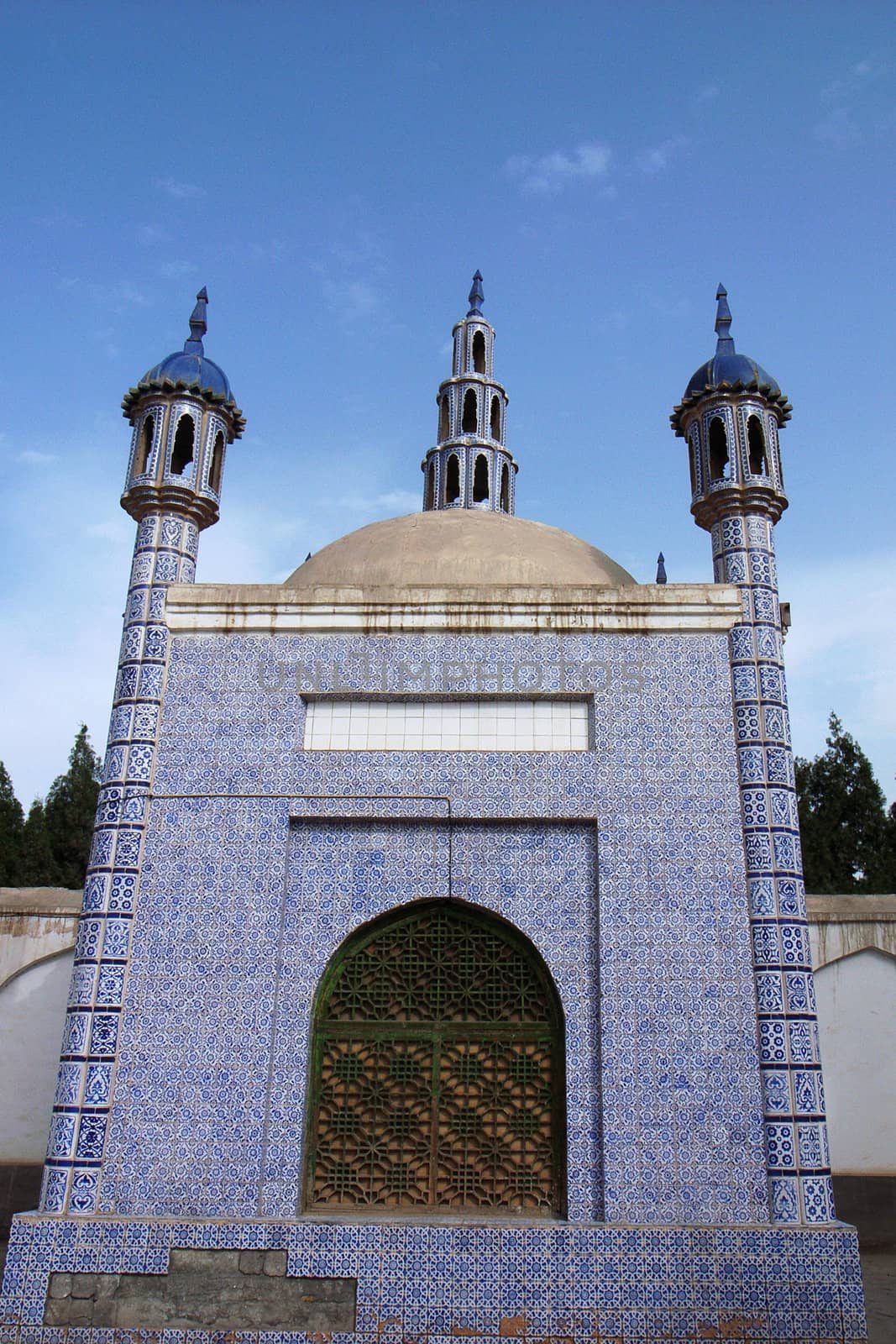 Landmarks of Islamic mosque in Sinkiang China