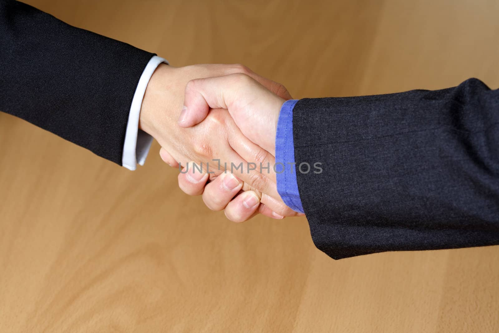 Businessmen shaking hands