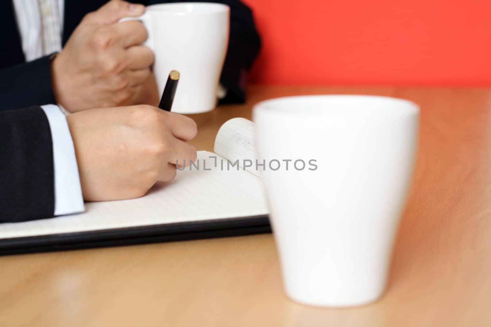 Morning business meeting by aremafoto