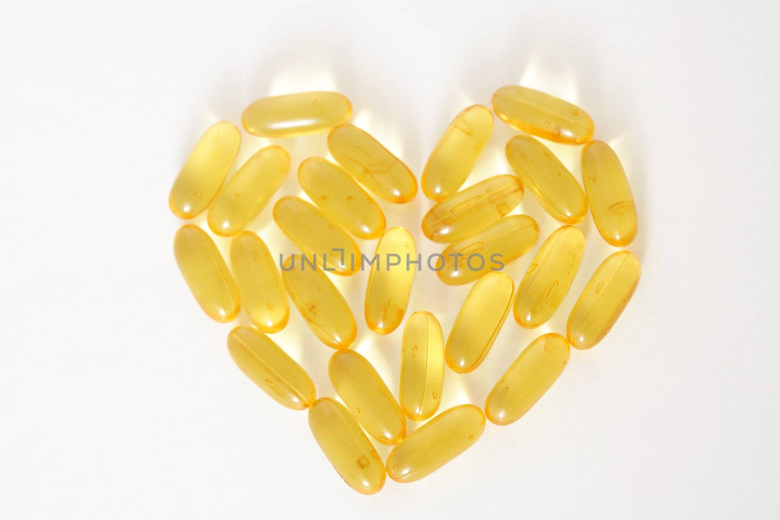 Fish oil capsules by aremafoto