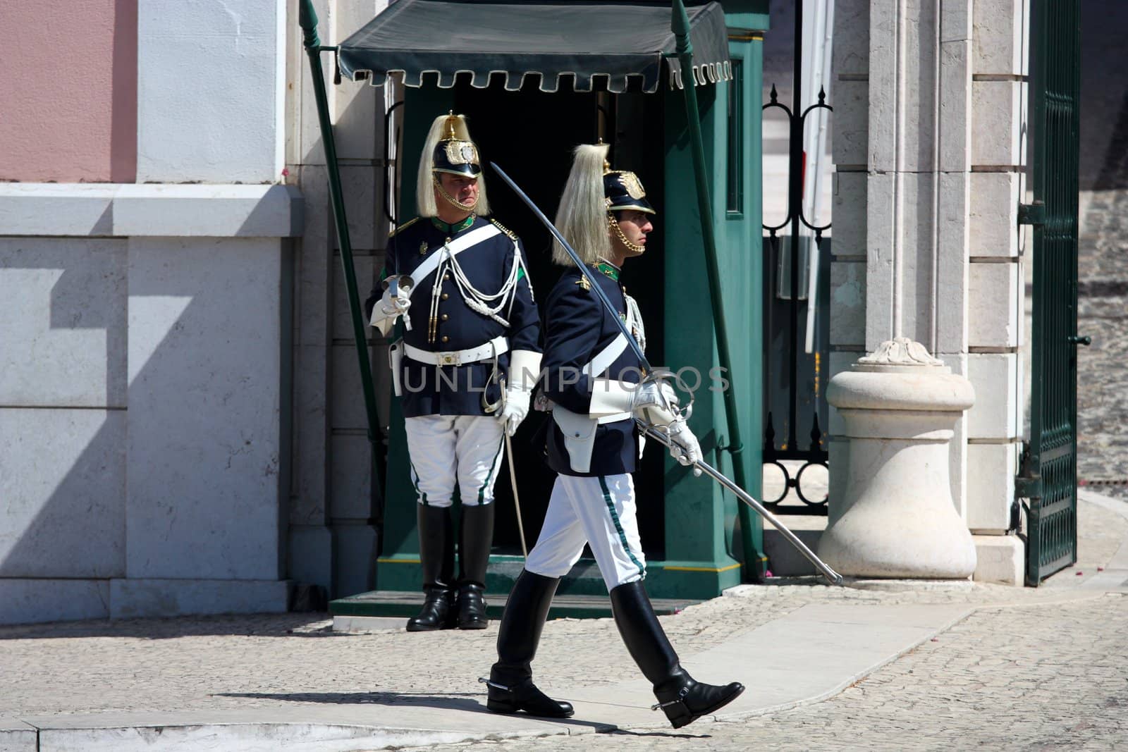  Soldiers changing the guard in Lisbon