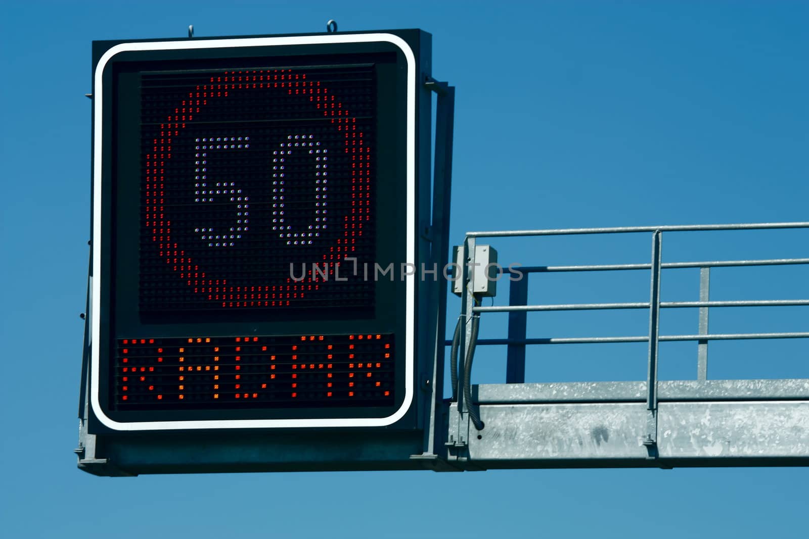 Traffic lights -  in front of blue sky