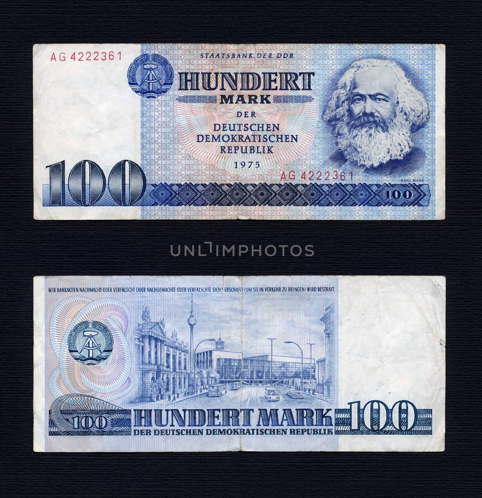 DDR banknote by claudiodivizia