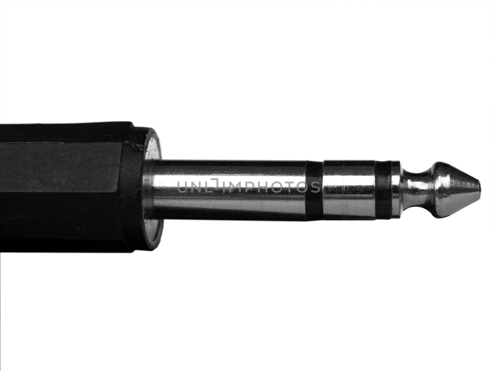 Stereo audio jack plug for cables used in music recording studio and live music event