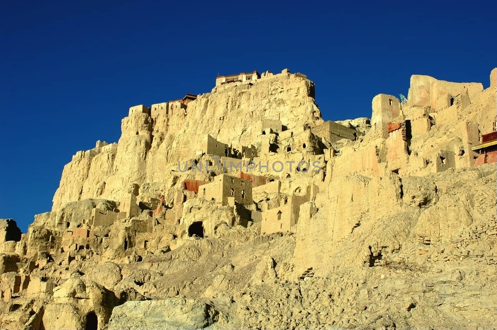 Relics of an ancient castle in west Tibet
