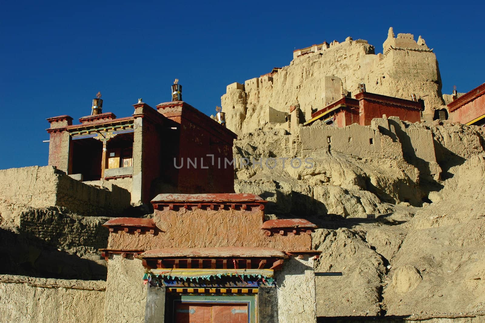 Relics of an ancient castle in west Tibet
