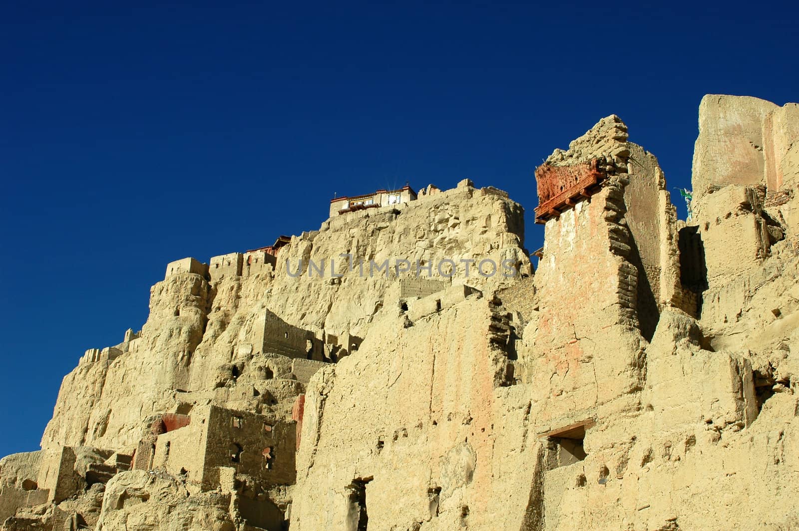 Relics of an ancient castle in west Tibet