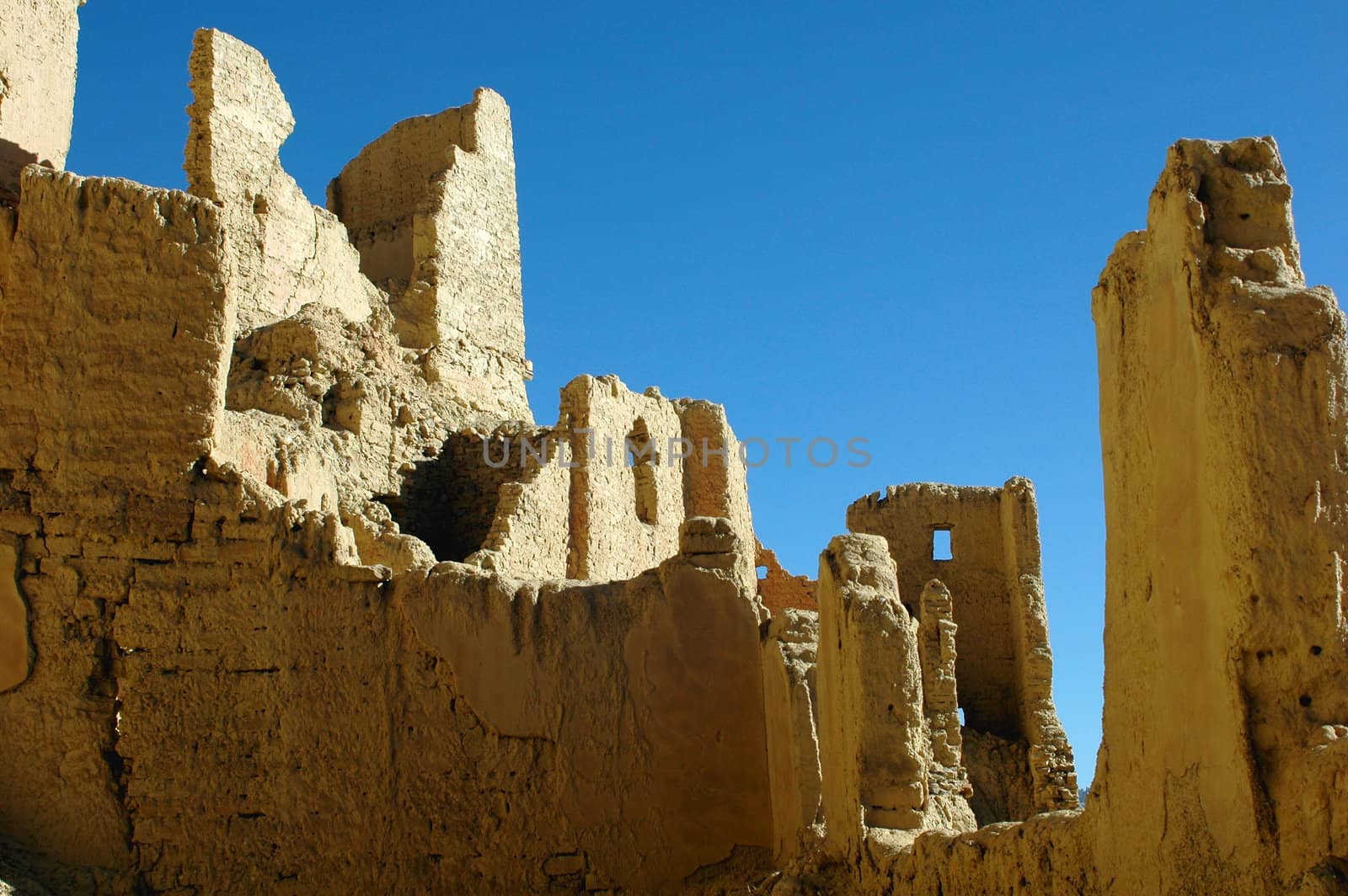 Relics of an ancient castle in west Tibet 